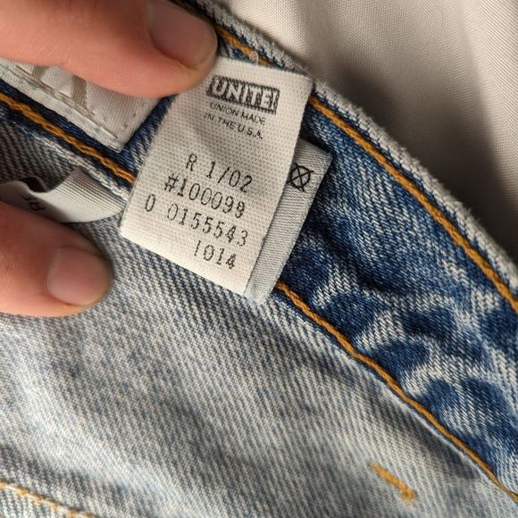 Vintage Calvin Klein Easy Fit Double Stonewash Size 38x34 Jeans BMPP171 - Picture 7 of 11